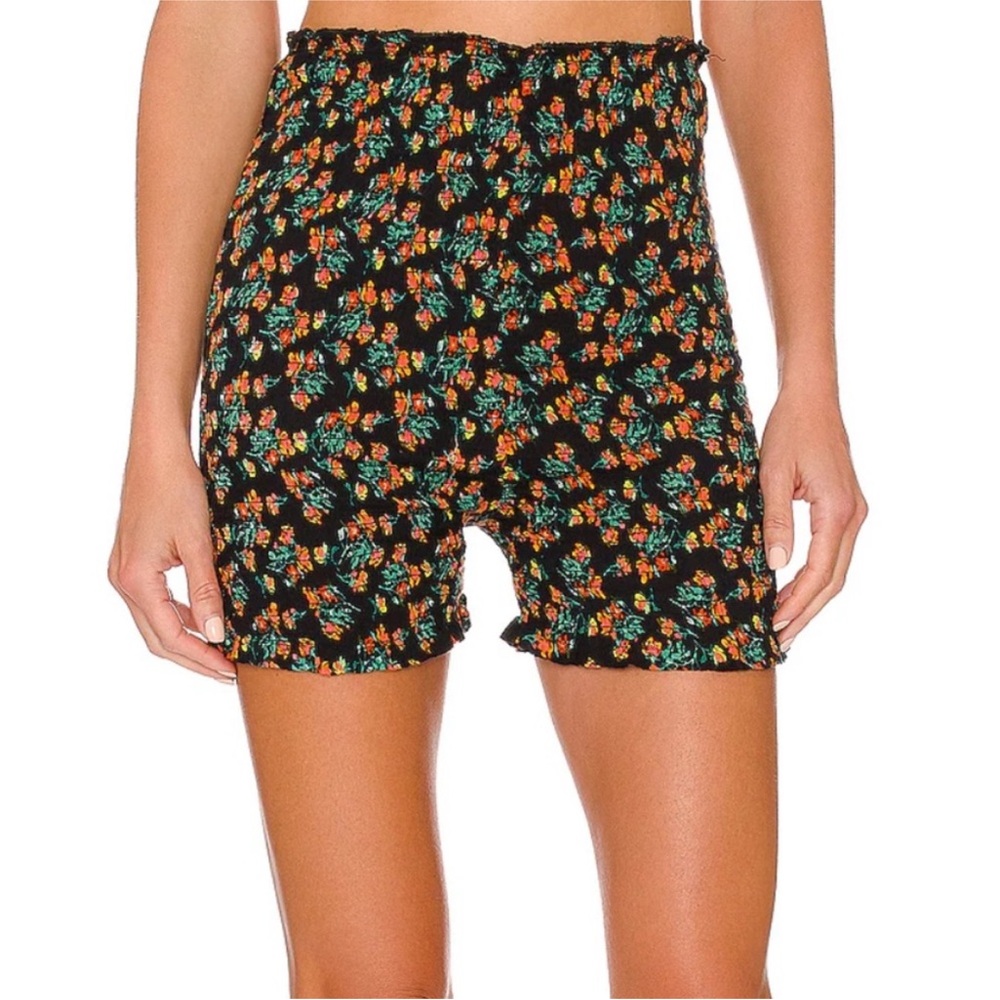 Free People One Maia Smocked Short